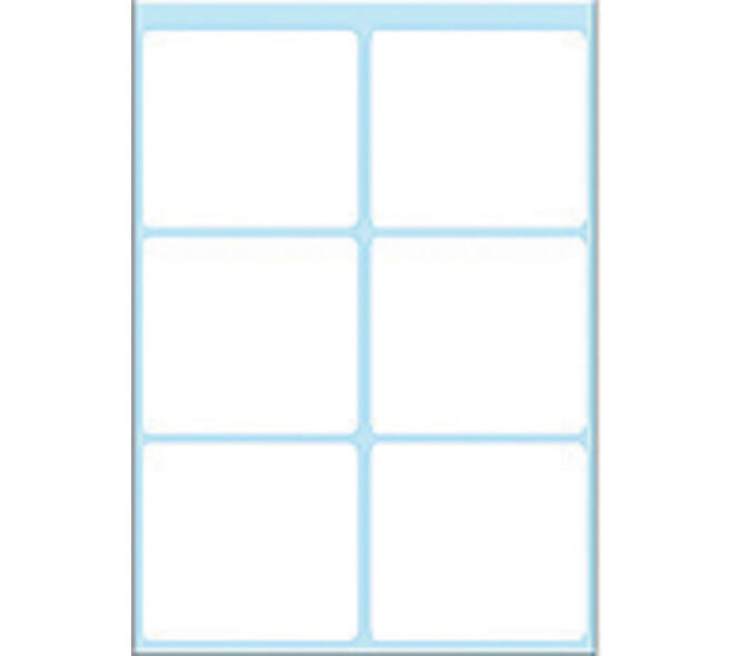 Etiket HERMA 3753 36x40mm wit 42 stuks