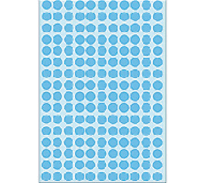 Etiket HERMA 2213 rond 8mm blauw 5632 stuks