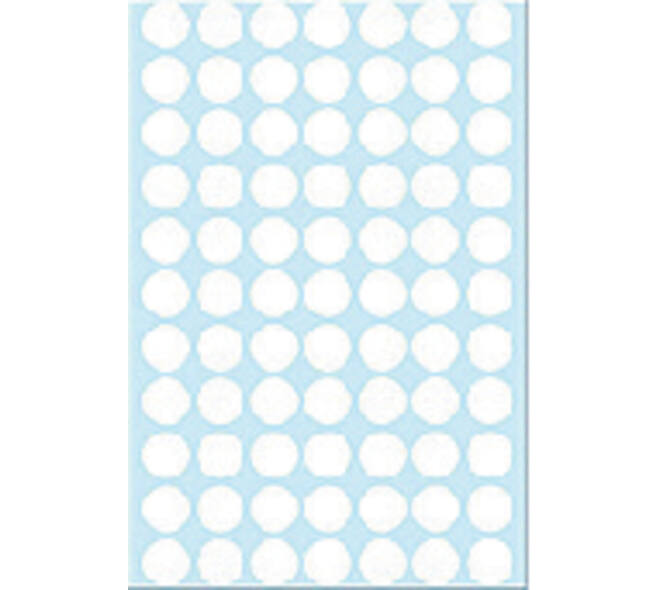 Etiket HERMA 2230 rond 13mm wit 2464 stuks