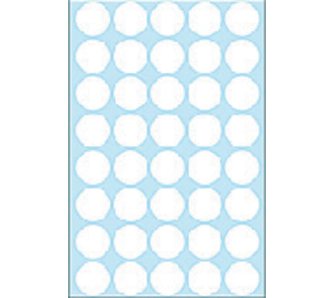 Etiket HERMA 2250 rond 19mm wit 1280 stuks