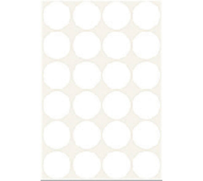 Etiket HERMA 2260 rond 25mm wit 768 stuks