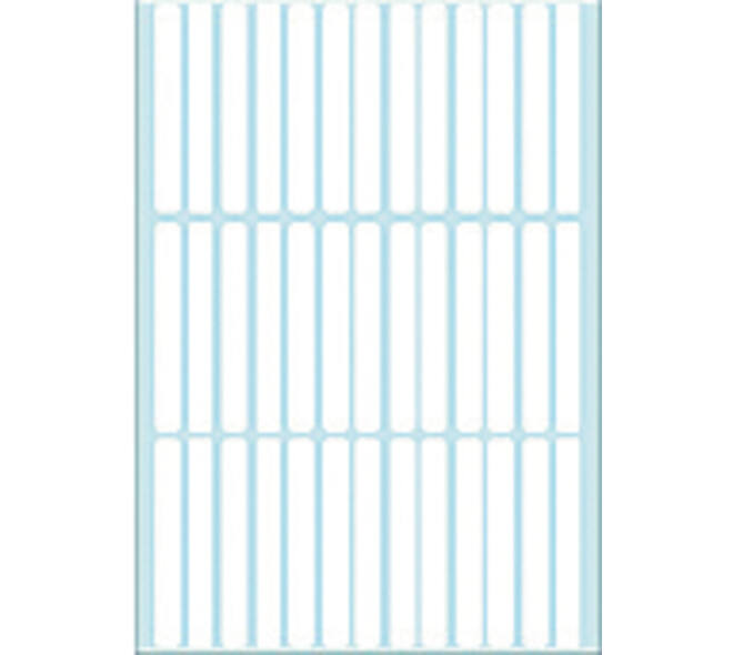 Etiket HERMA 2530 6x50mm wit 1248 stuks