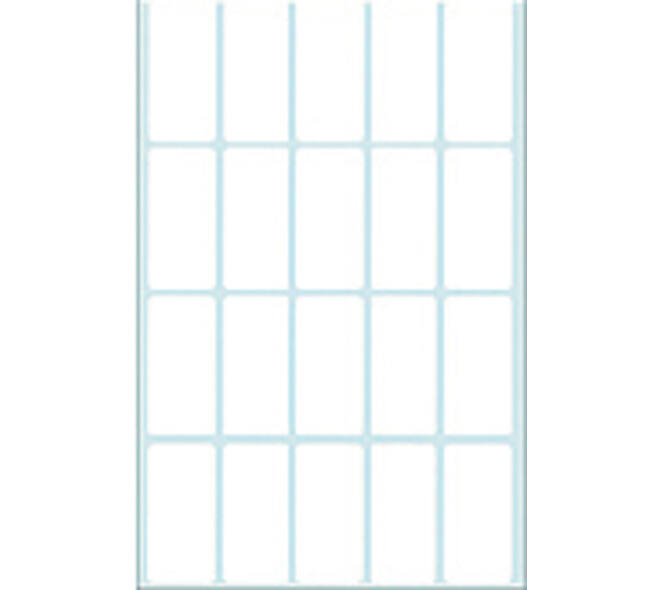 Etiket HERMA 2400 19x40mm wit 640 stuks