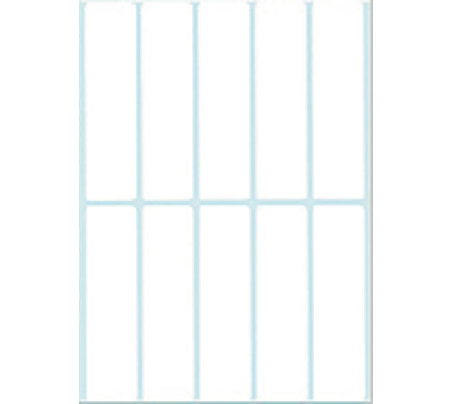 Etiket HERMA 2420 20x75mm wit 320 stuks