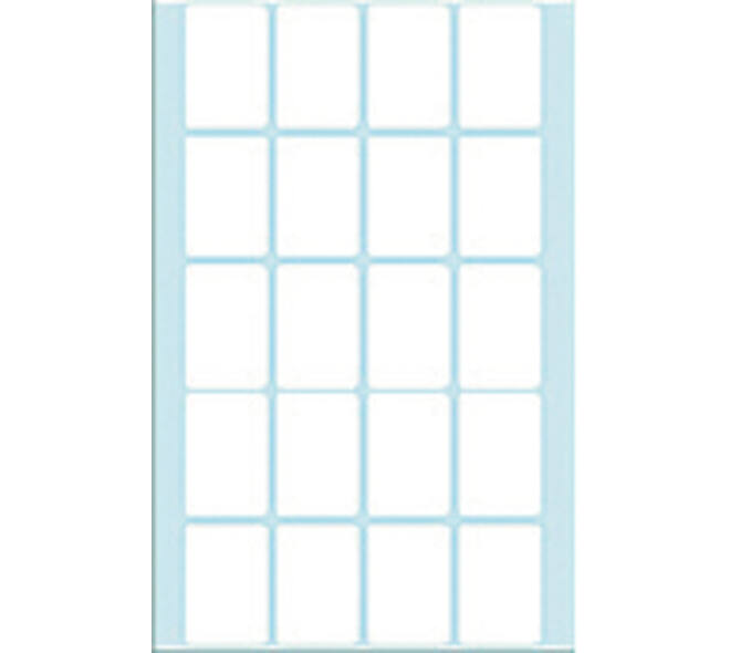 Etiket HERMA 2430 22x32mm wit 640 stuks