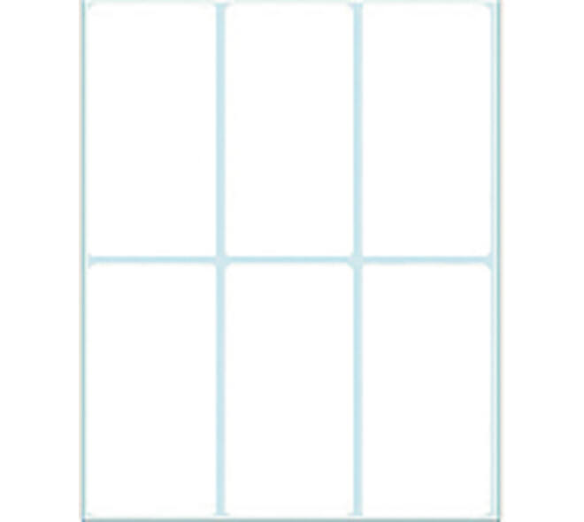 Etiket HERMA 2480 34x67mm wit 192 stuks