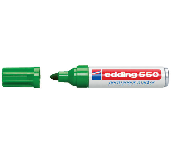Viltstift edding 550 rond 3-4mm groen
