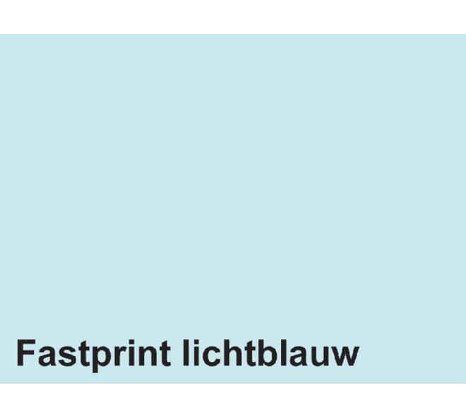 Receptpapier Fastprint A6 80gr lichtblauw 2000 vel