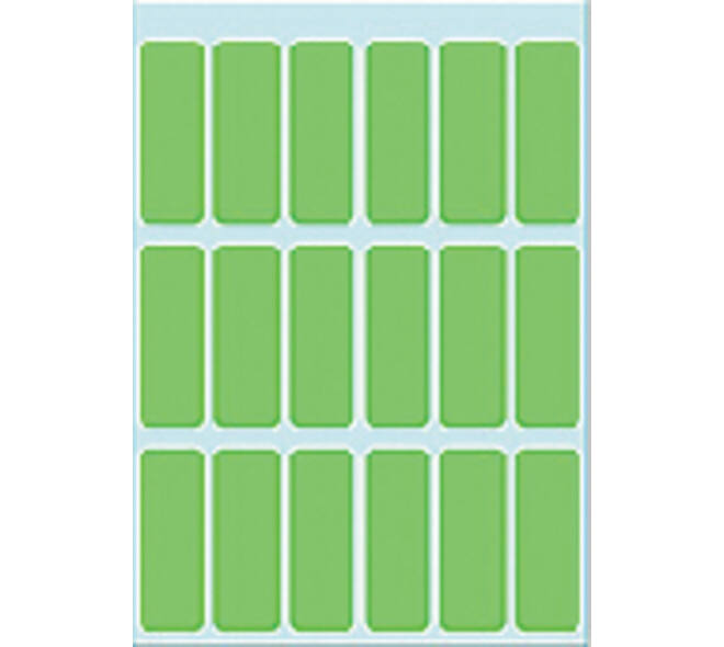 Etiket HERMA 3655 12x34mm groen 90 stuks