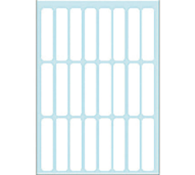 Etiket HERMA 3724 8x36mm wit 168 stuks