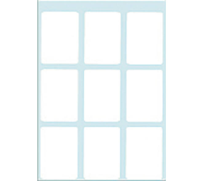 Etiket HERMA 3752 24x35mm wit 63 stuks