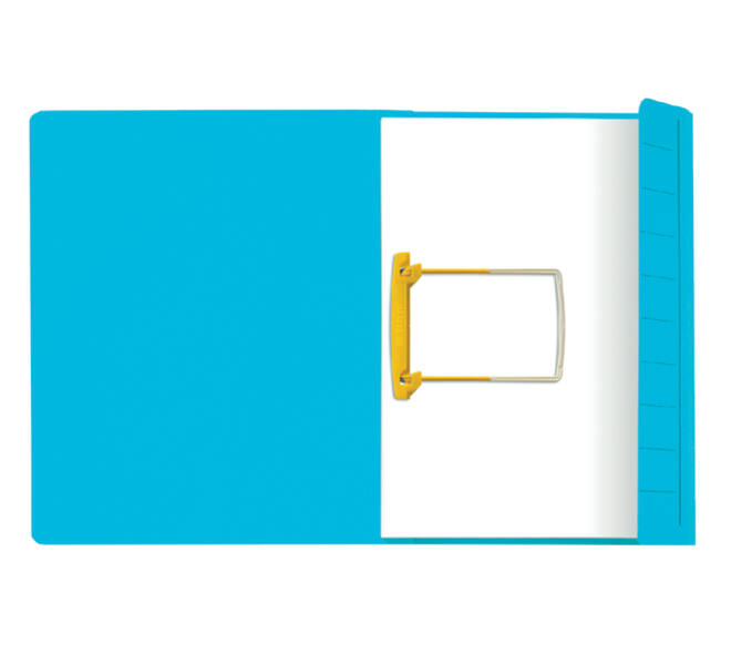 Clipmap Secolor A4 100% gerecycled karton 250gr blauw verpakt per 10 stuks