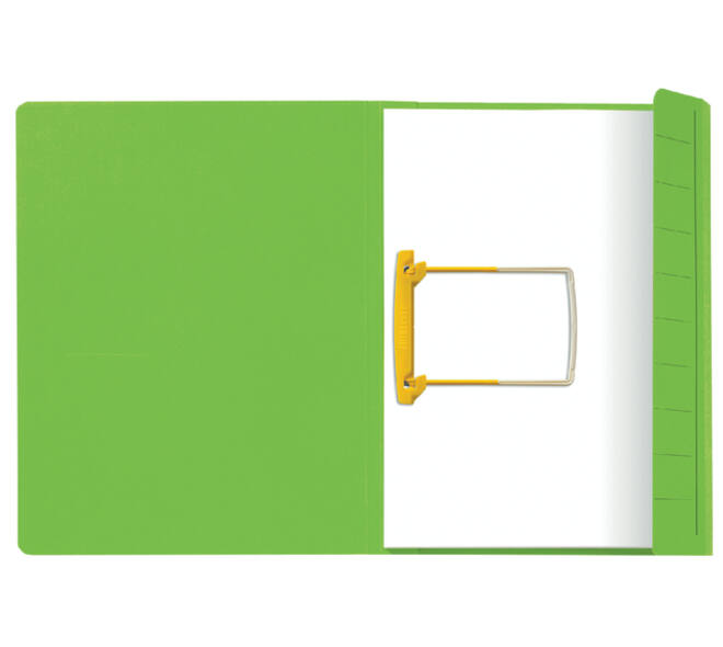 Clipmap Secolor A4 100% gerecycled karton 250gr groen verpakt per 50 stuks