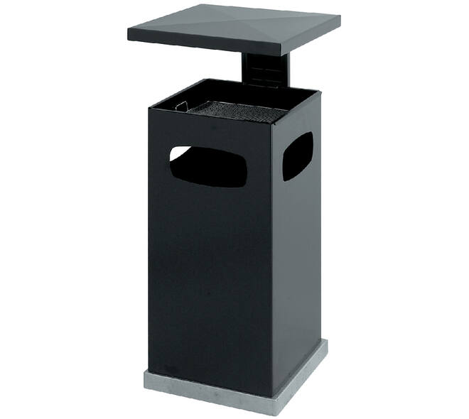 As-papierbak Vepa Bins met afneembaar afdak 70 liter  antraciet