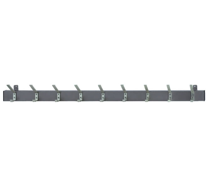 Kapstok wand VepaBins met 9 dubbele haken