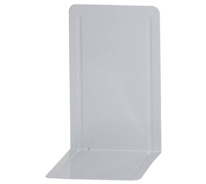 Boekensteun MAUL Pro 140x120x240mm set 2 staal wit