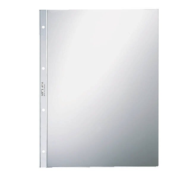 Showtas Leitz Premium standaard copy safe 0.09mm 4-gaats PVC A4 glashelder 100 stuks
