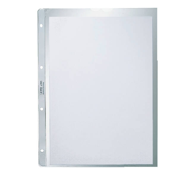 Showtas Leitz Premium copy safe 0.13mm 4-gaats PP A4 transparant 100 stuks