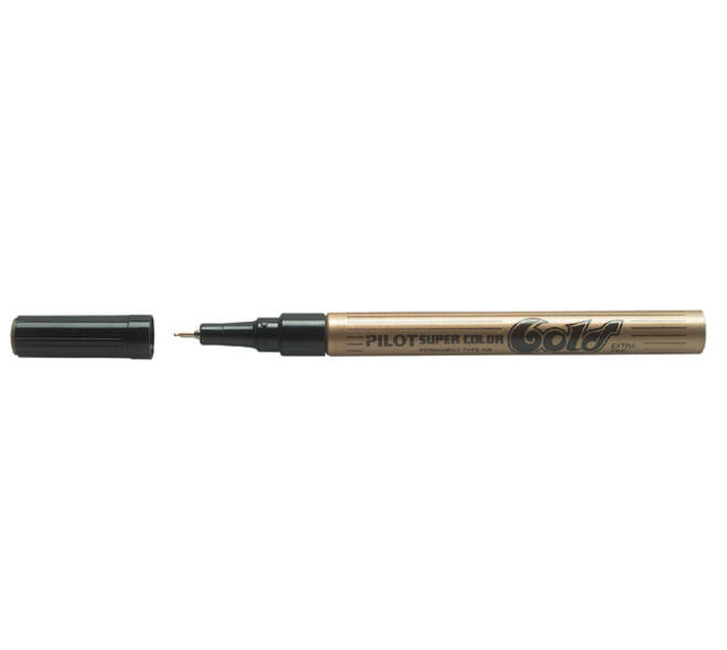 Fineliner PILOT Super Color extra fijn goud