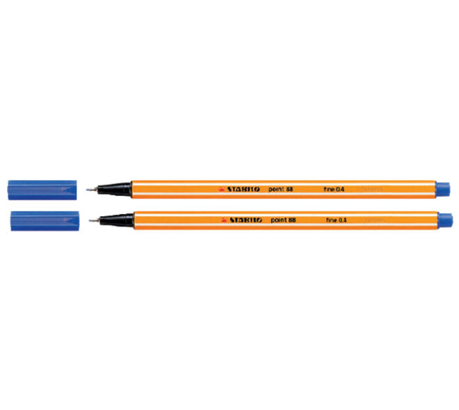 Fineliner STABILO point 88/41 fijn blauw