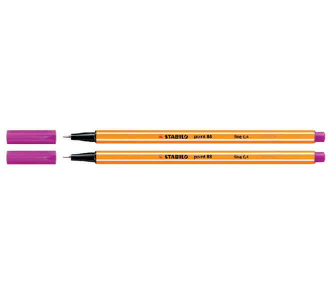 Fineliner STABILO point 88/56 fijn roze rood