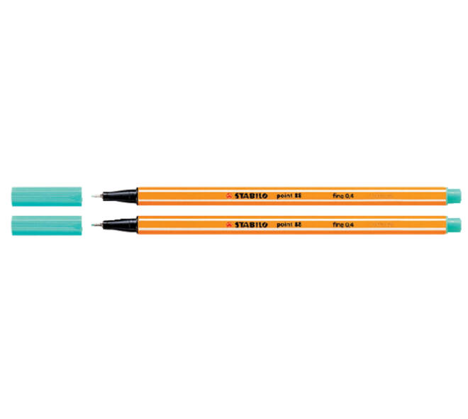 Fineliner STABILO point 88/51 fijn turquoiseblauw