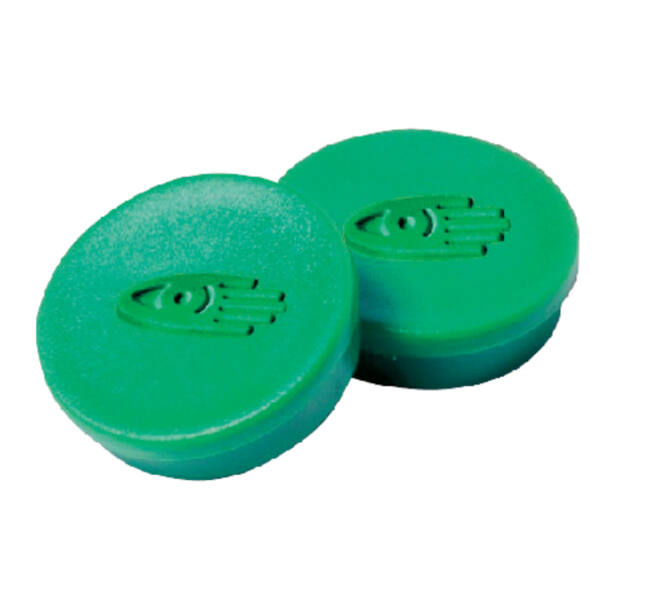 Magneet Legamaster 30mm 850gr groen 10 stuks