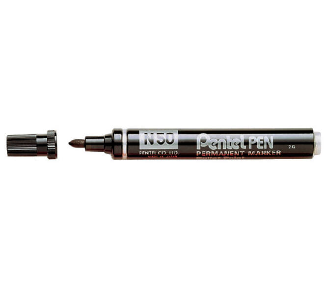 Viltstift Pentel N50 rond 1.5-3mm zwart