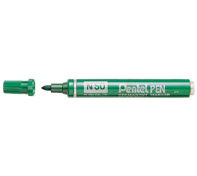 Viltstift Pentel N50 rond 1.5-3mm groen