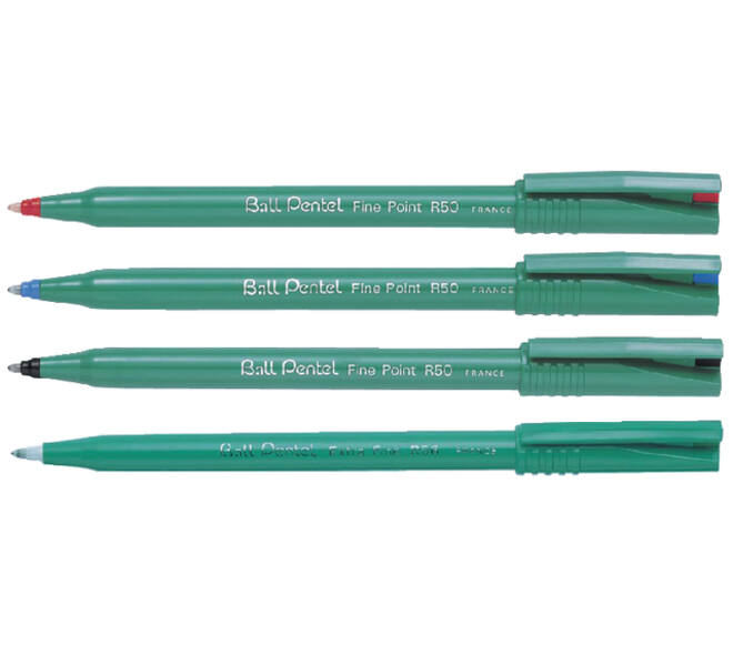 Rollerpen Pentel R50 medium blauw