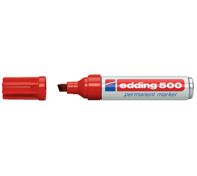 Viltstift edding 500 schuin 2-7mm rood