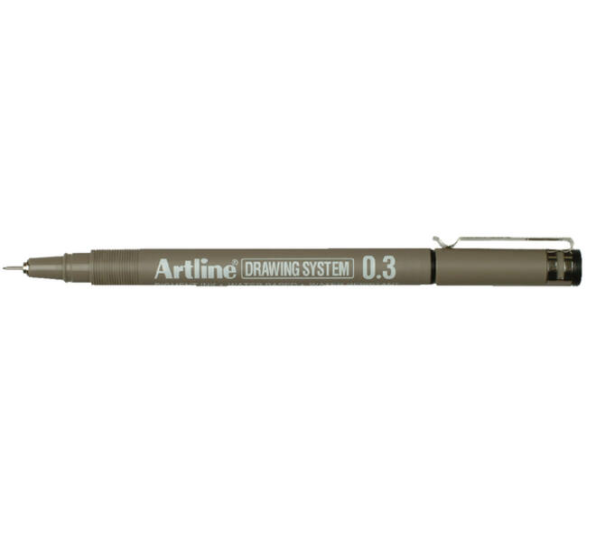 Fineliner Artline technisch 0.3mm zwart