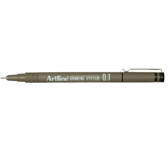 Fineliner Artline technisch 0.1mm zwart