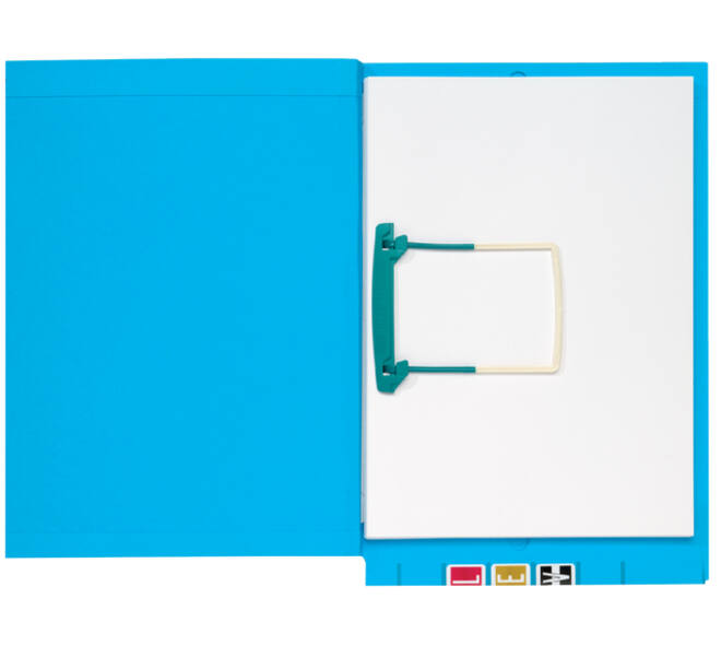 Clipexmap Djois Secolor A4 lateraal blauw