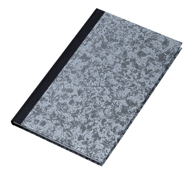 Notitieboek Djois Atlanta Excellent genaaid 330x205mm 288blz lijn grijs gewolkt