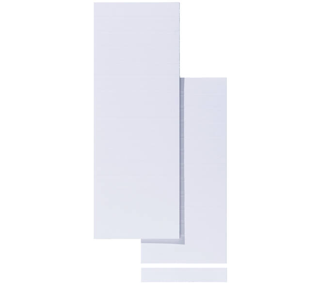 Ruiterstrook voor Djois Alzicht hangmappen 100mm wit 25 stuks