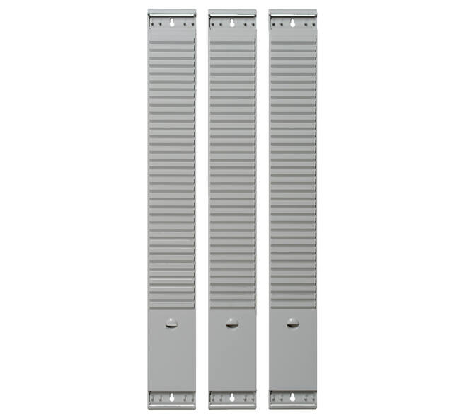 Planbordelement Djois formaat 3 77mm 50 sleuven grijs