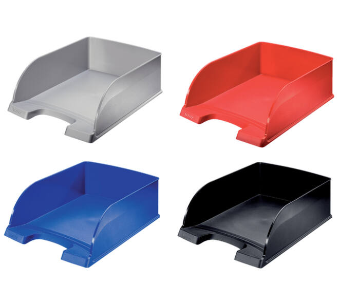Brievenbak Leitz Plus Jumbo A4 zwart