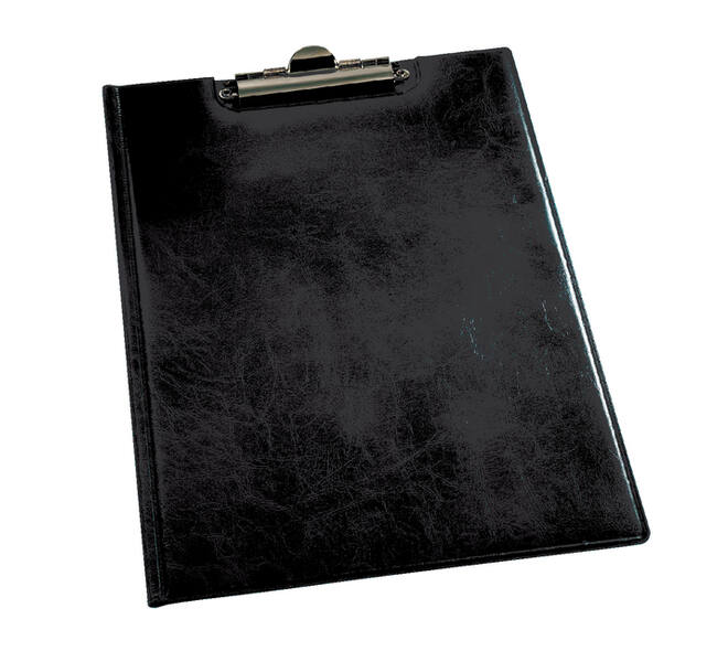 Klembordmap Durable 2355 A4 met kopklem en insteek zwart