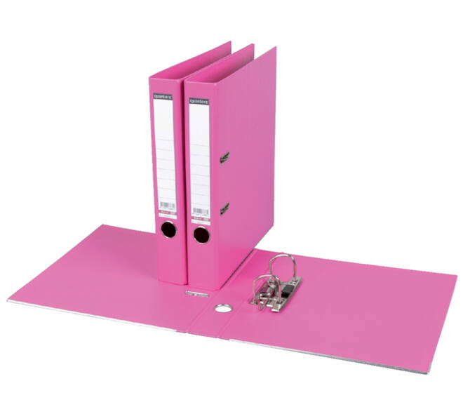 Ordner Quantore A4 50mm PP roze