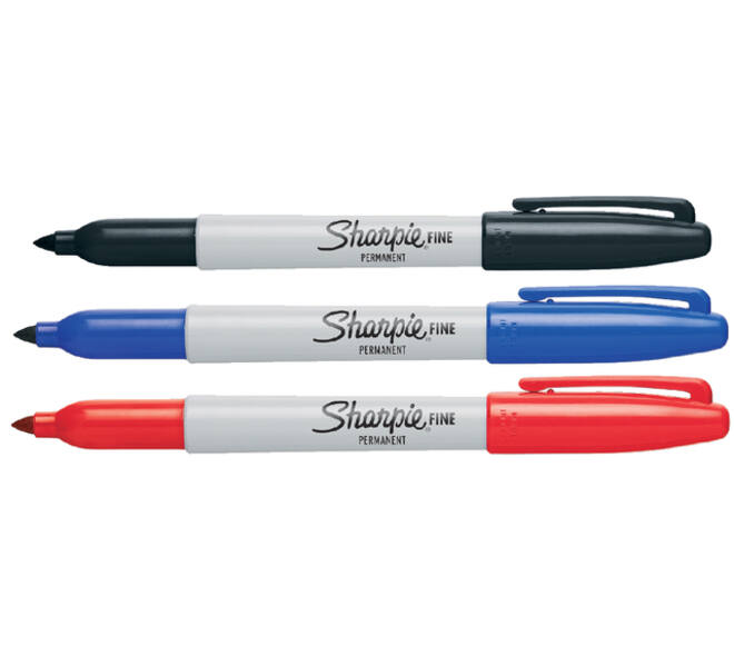 Viltstift Sharpie rond fijn blauw