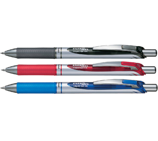 Gelschrijver Pentel BL77 Energel medium rood