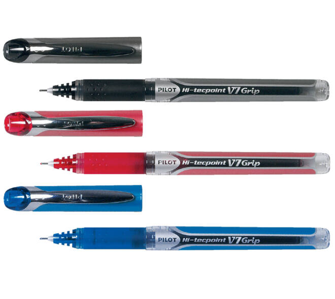 Rollerpen PILOT Hi-Tecpoint Grip V7 medium rood