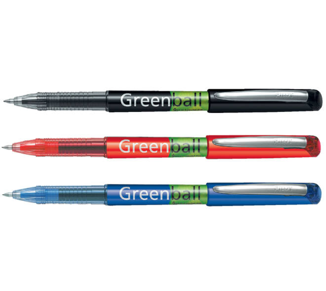 Rollerpen PILOT Greenball Begreen medium rood
