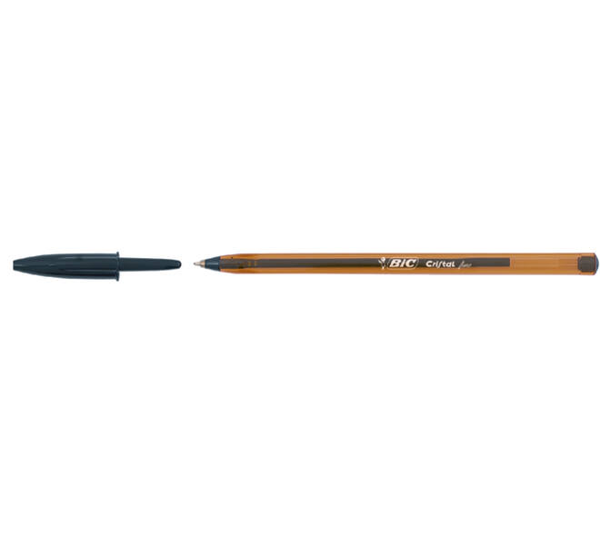 Balpen Bic Cristal fijn zwart