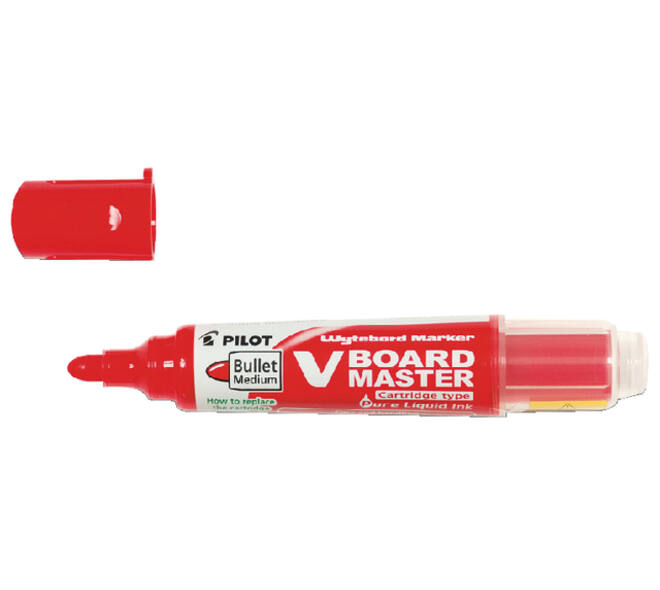 Whiteboardmarker PILOT Begreen rond medium rood