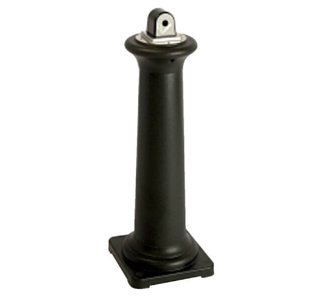 Asbak Rubbermaid Groundskeeper Tuscan vrijstaand zwart