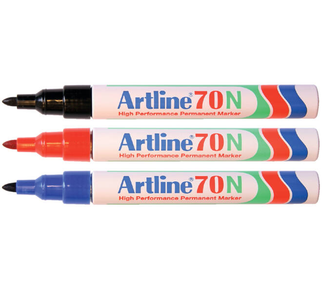 Viltstift Artline 70 rond 1.5mm zwart