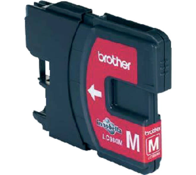 Inktcartridge Brother LC-980M rood