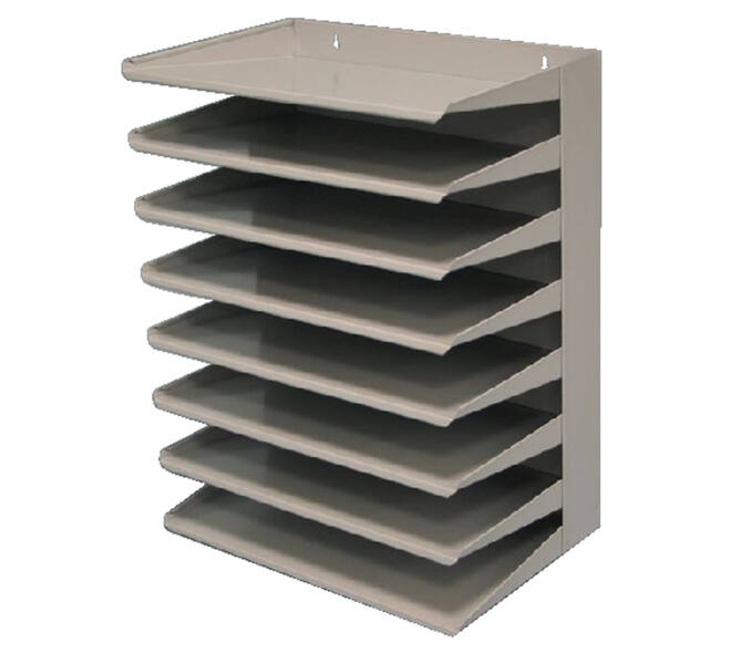 Sorteerrek Vepa Bins 8 delig grijs